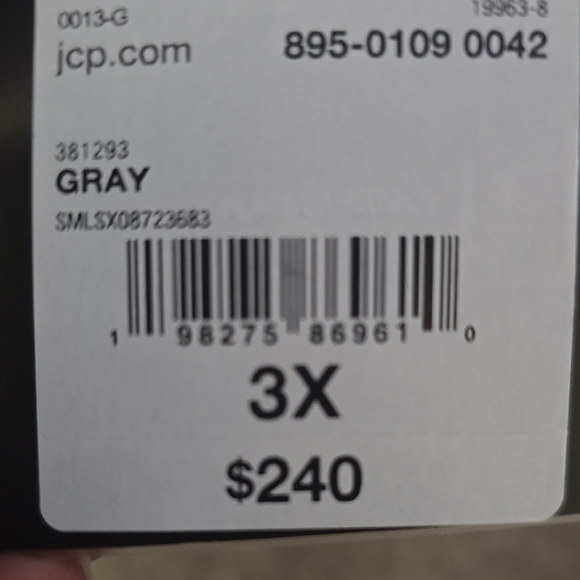 Ashley Graham Silver-Gray Faux Fur Short Coat - 3x - Free Shipping - Picture 7 of 7